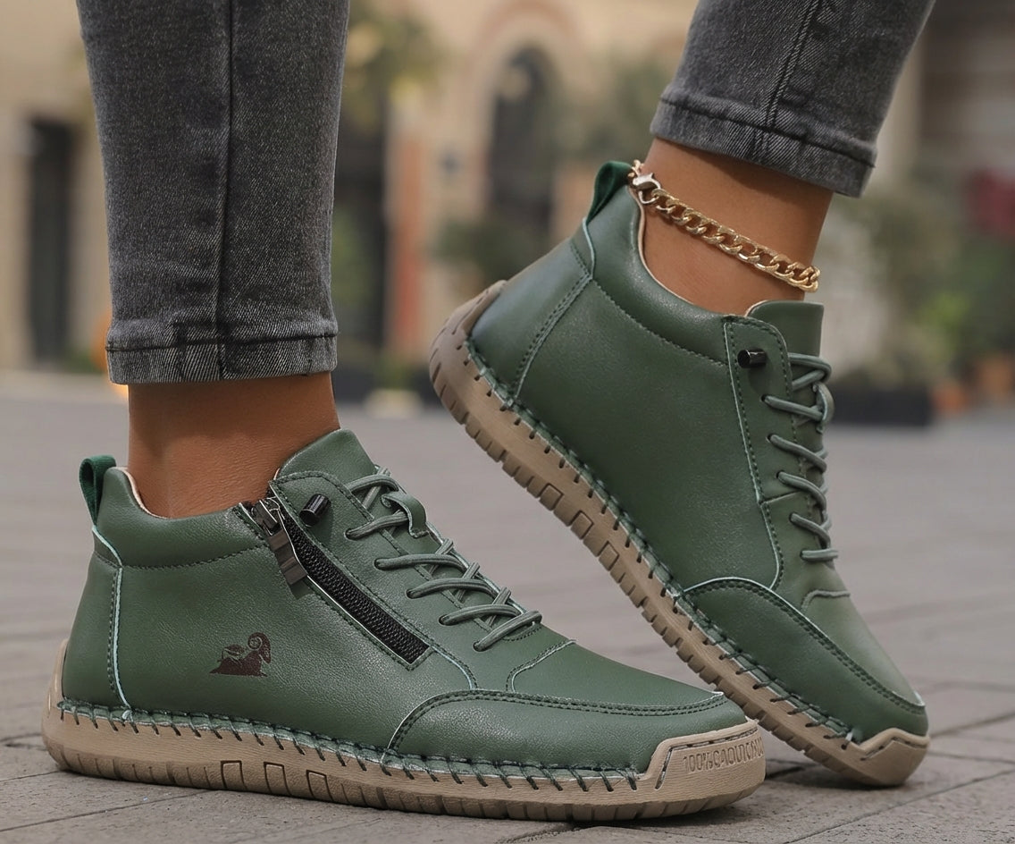 Milagros | Zapatillas Deportivas Cómodas con Cremallera Lateral