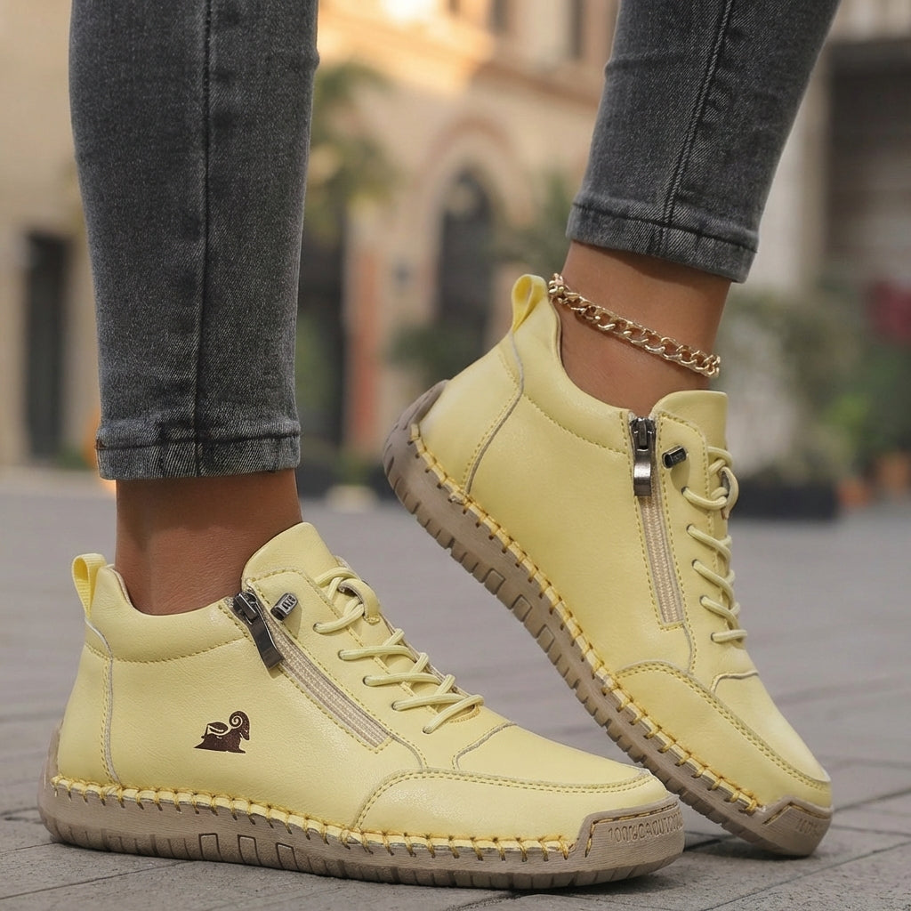 Milagros | Zapatillas Deportivas Cómodas con Cremallera Lateral