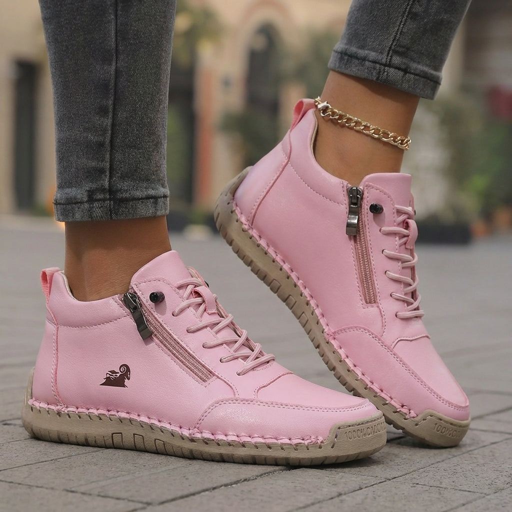 Milagros | Zapatillas Deportivas Cómodas con Cremallera Lateral