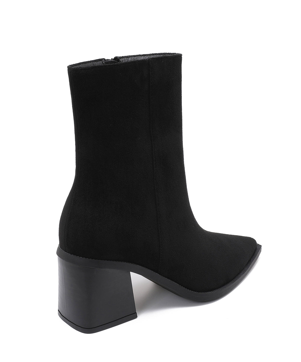 Nela | Botines de Tacón Medio Negros