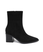 Nela | Botines de Tacón Medio Negros