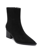 Nela | Botines de Tacón Medio Negros