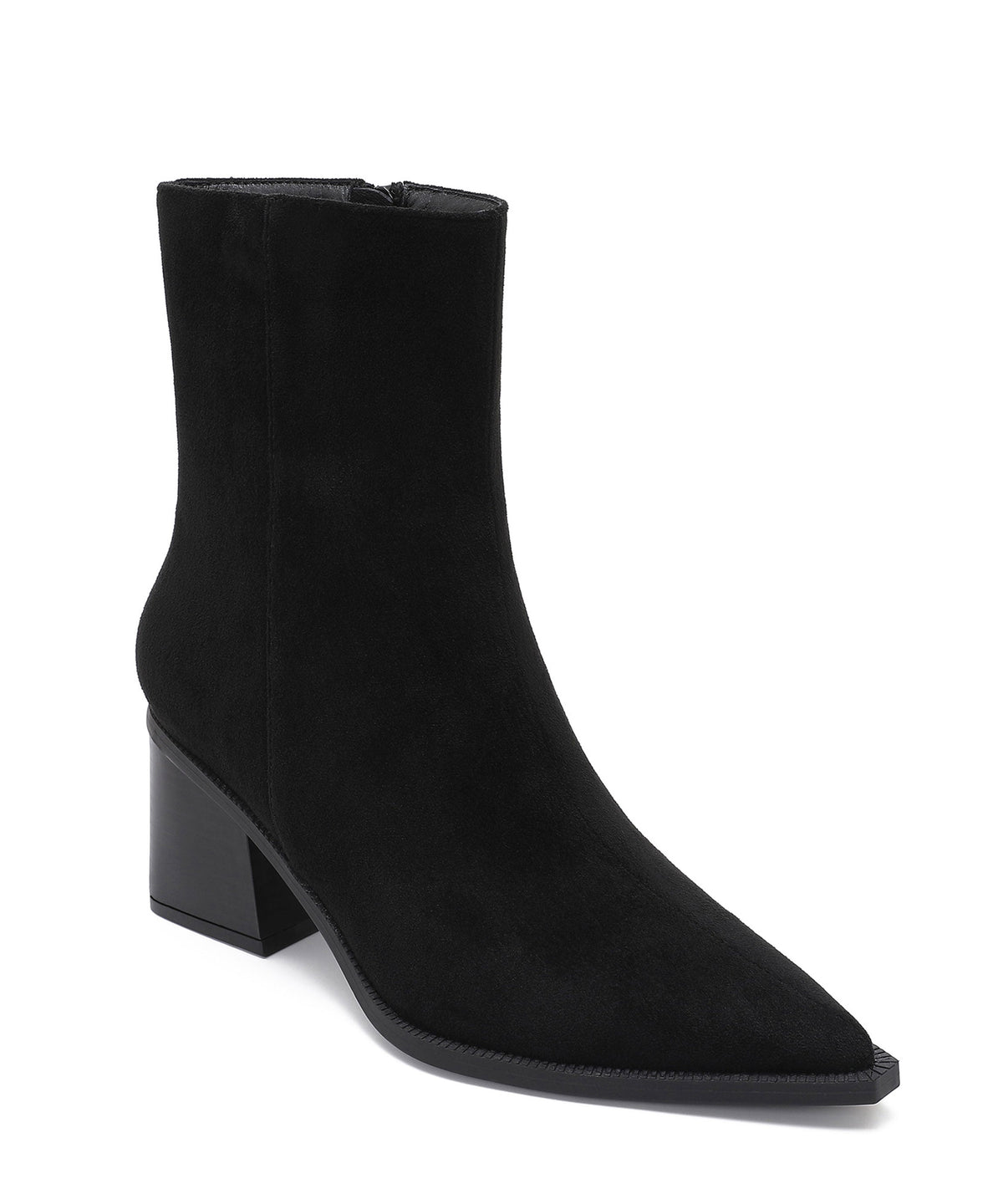 Nela | Botines de Tacón Medio Negros