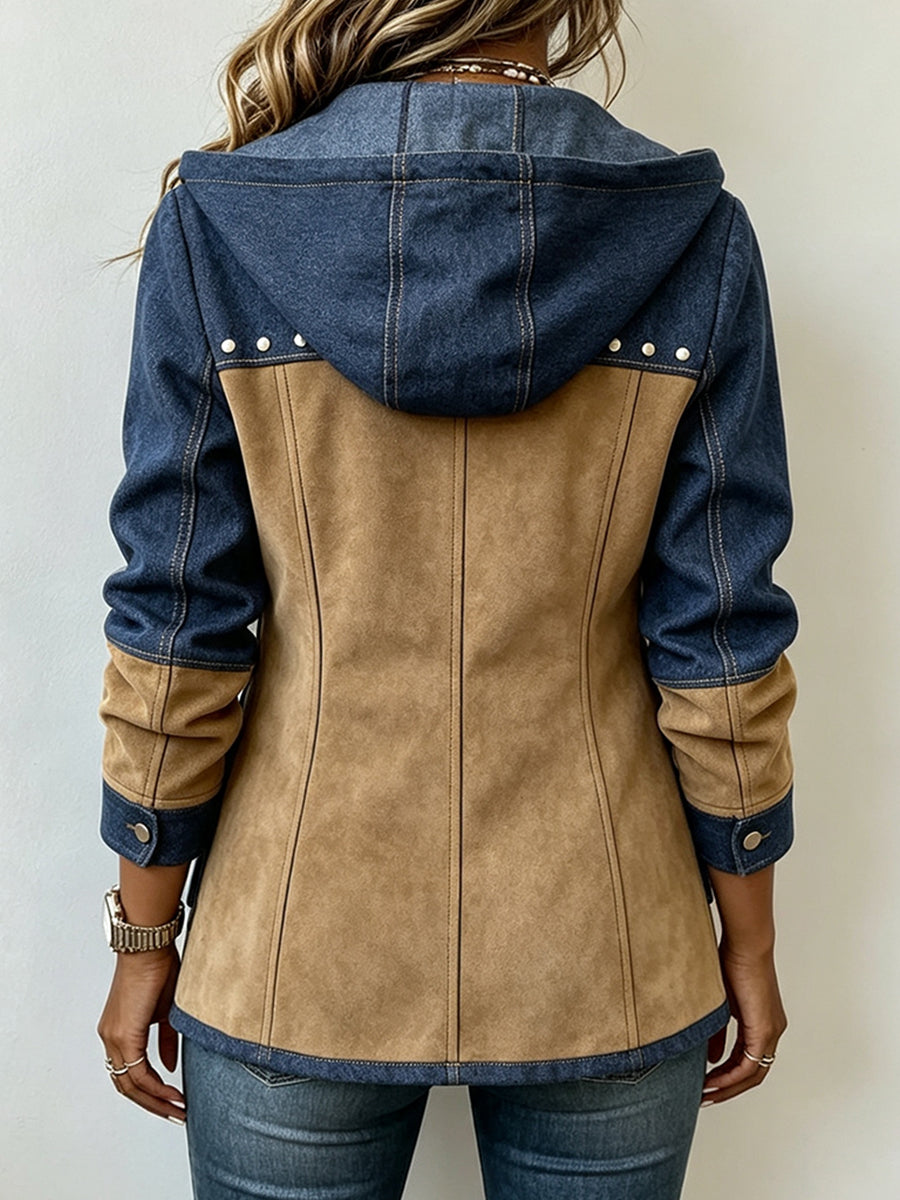 Salomé | Chaqueta Bicolor de Inspiración Western