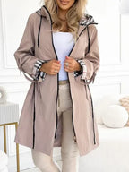 Olivia | Abrigo Impermeable y Cortavientos con Cremallera