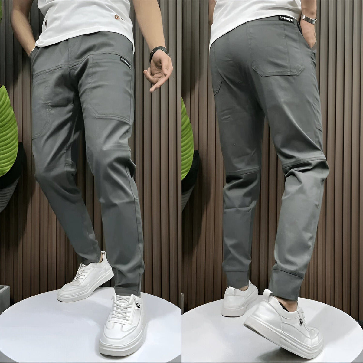 Tomás | Pantalón Cargo Elástico Premium