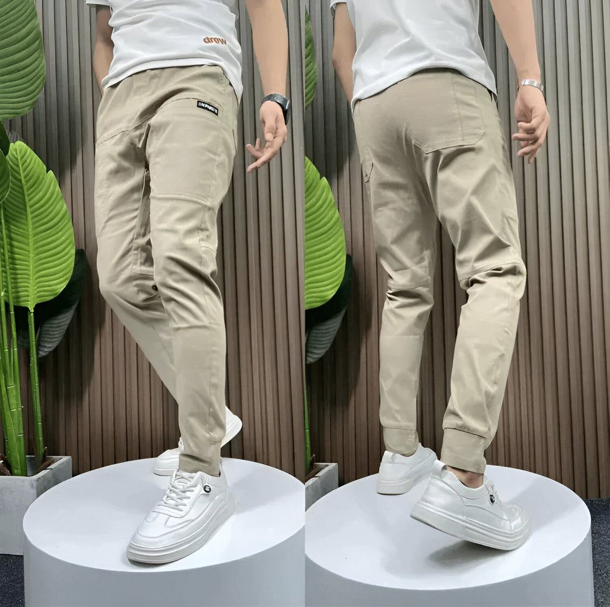 Tomás | Pantalón Cargo Elástico Premium