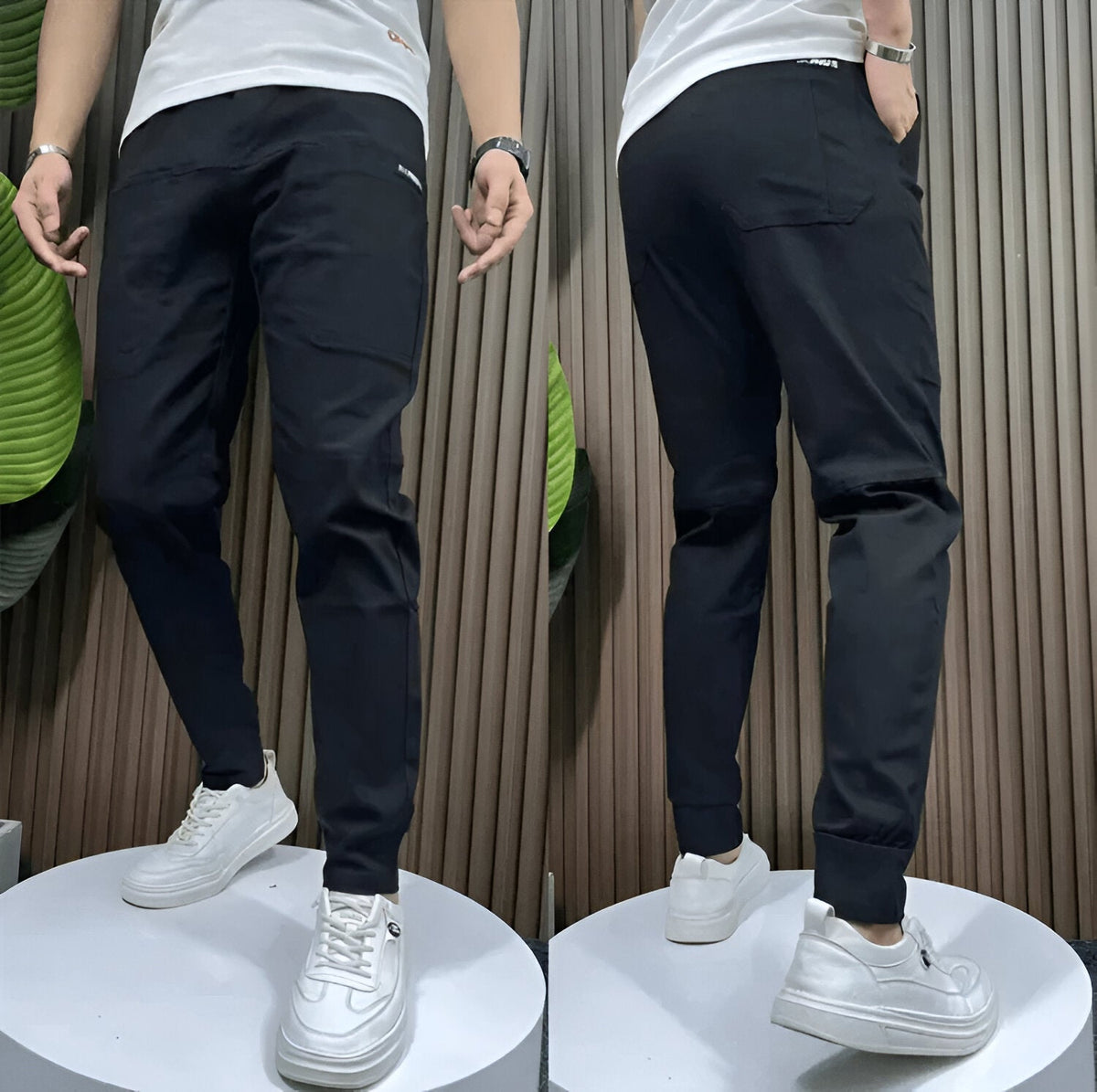Tomás | Pantalón Cargo Elástico Premium